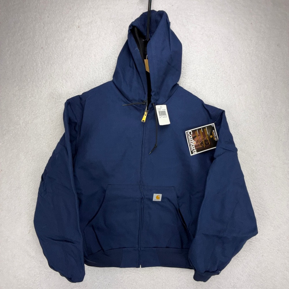 Carhartt Active Jacket‎ Thermal Lined Mens 2XL J131 NVY Navy Blue NWT NOS